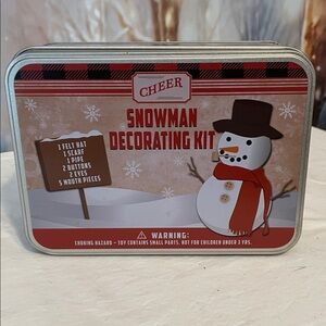 Cheer Snowman Decorating Kit - Red and White